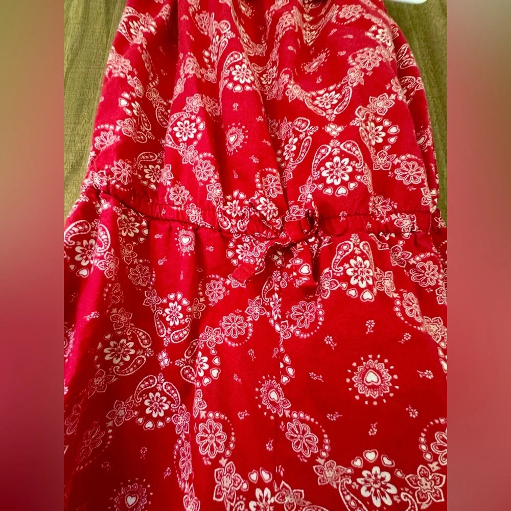 5/$25 Bandana-inspired ruffle romper - Picture 2 of 5